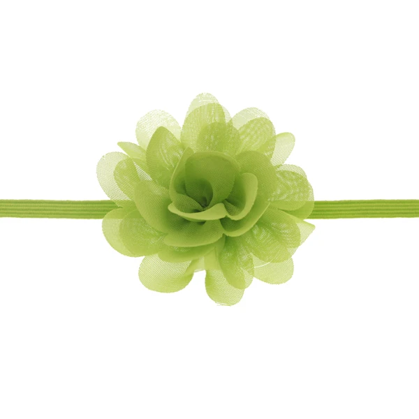 fruit green Детская повязка на голову, мини шифоновая ткань, сделай сам, цветы, повязка на голову для девочки, повязка на голову, реквизит для фотосессии, аксессуары для новорожденных - Цвет: fruit green