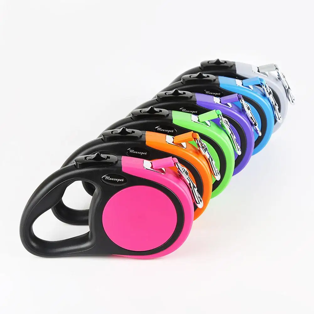 Хоббилан 5 м Высокое качество ПЭТ Универсальный Выдвижной Поводок для 50 кг