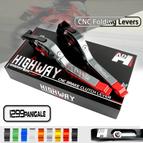 

Алюминиевый Рычаг тормозной ручки CNC выдвижные складные Регулируемые рычаги тормозной муфты для DUCATI 1299 Panigale / S / R 2015-2017