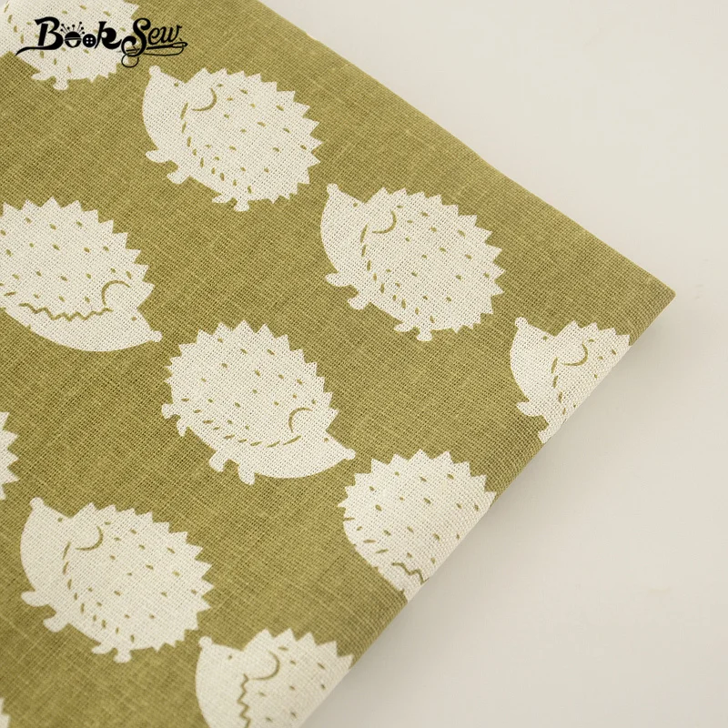 Милый Ежик Стиль Хлопок Льняная Ткань Домашний текстиль booksew шитье Tissu скатерть подушка сумка занавеска подушка Zakka