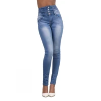 womens jeans 2021 summer new style european fashion sexy high waist stretch slim fit jeans temperament commuter pencil pants