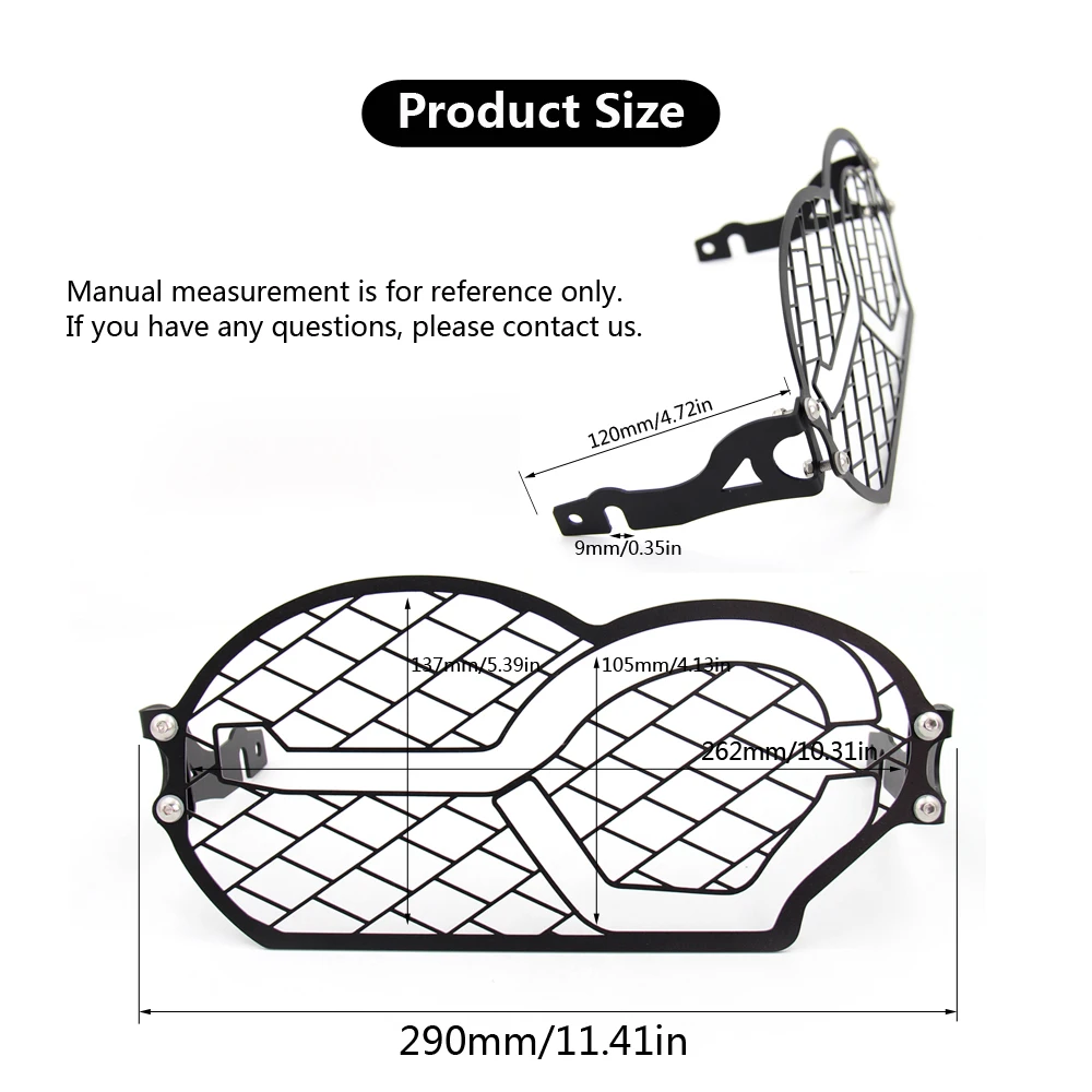 Для мотоциклов BMW R1200GSA R 1200 GS R1200GS Adv 2004-2012 защита фар из нержавеющей стали Защитная