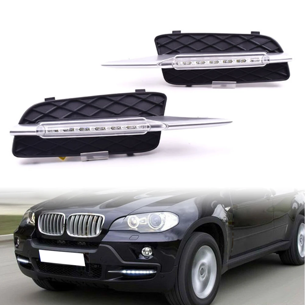 Автомобильный светодиодный DRL дневные ходовые огни бампер для вождения