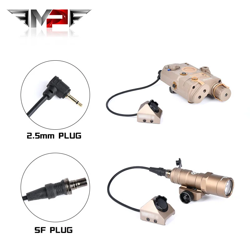 Тактический фонарик для страйкбола переключатель давления лазерный