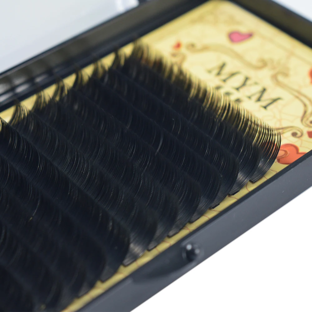 Накладные ресницы из искусственного меха норки 16 рядов в чехле мягкие шелковые