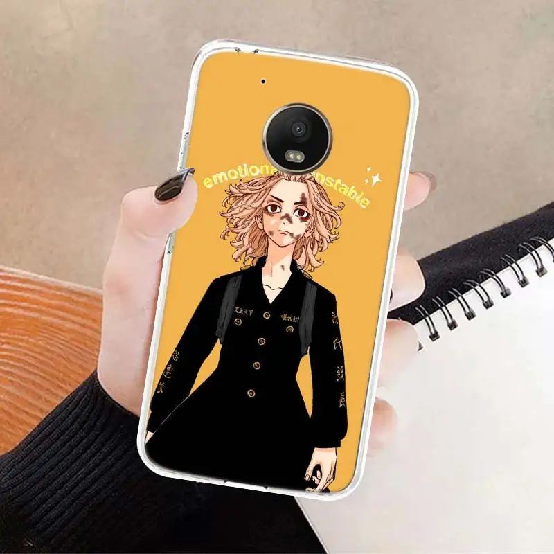 anime tokyo revengers manga soft cover soft phone case for motorola moto g7 g8 g9 g6 g30 e5 e6 power plus play one macro action free global shipping