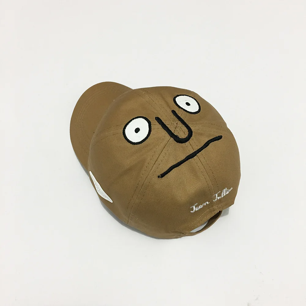 Забавная шапка для лица бейсболки женские мужские хип хоп кепка Подростковая