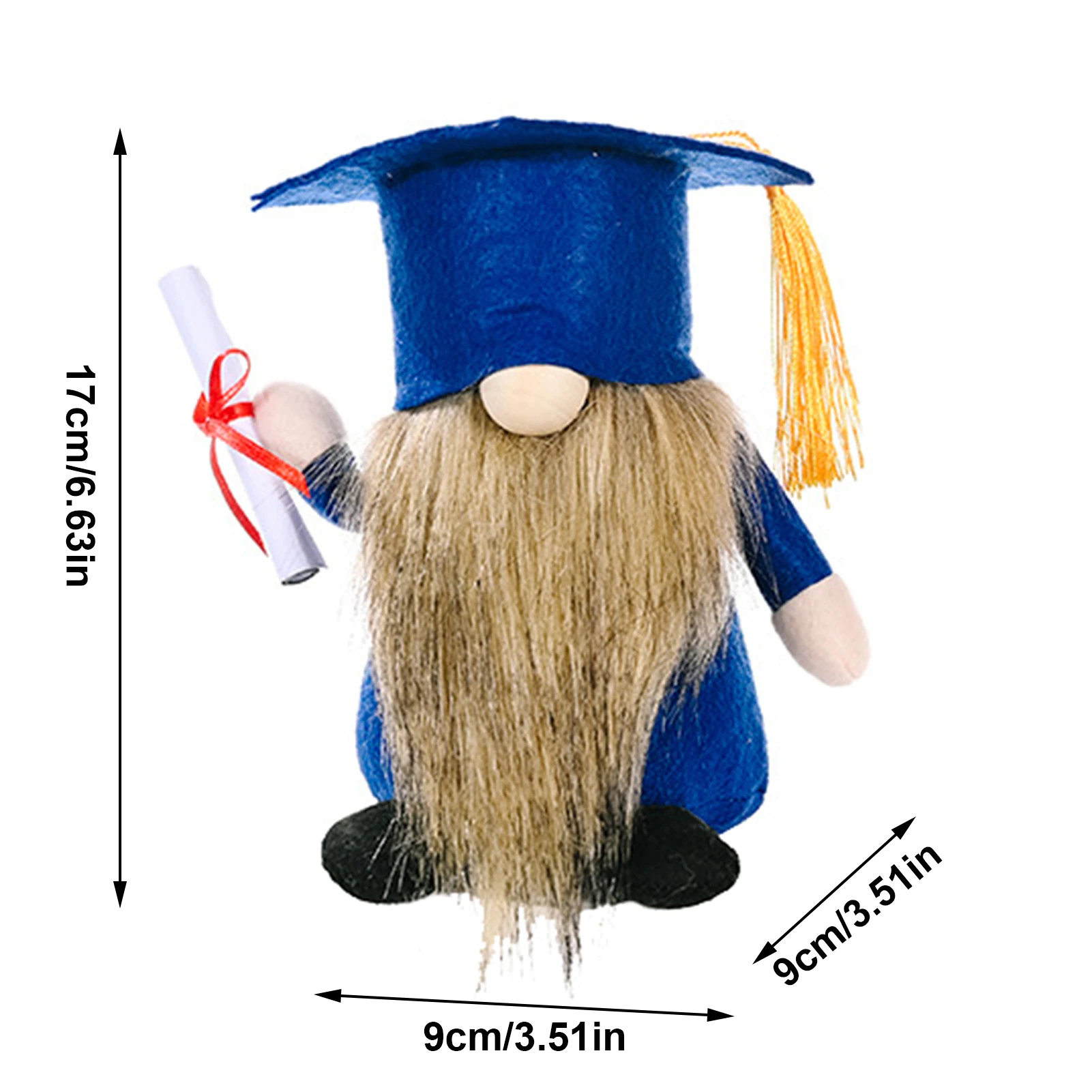 

2021 Graduation Dolls Dwarf For Rudolph Faceless Doll High Quality Handmade Graduation Gift Party Decoration For Boys And Girls