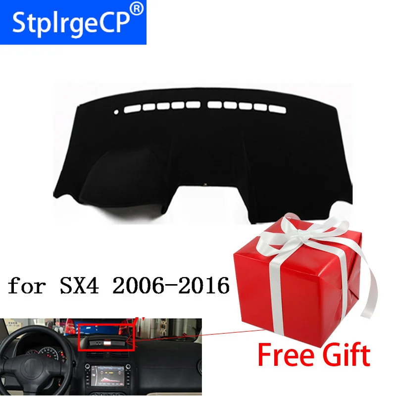 

for Suzuki SX4 2006-2016 dashboard mat Protective pad Shade Cushion Pad interior sticker car styling accessories