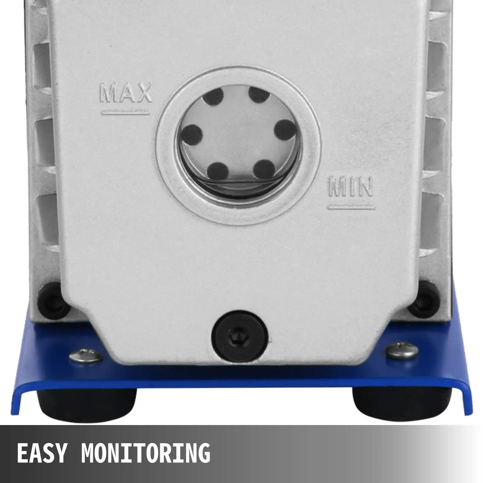 VEVOR 3CFM 1/4HP вакуумный насос для охлаждения переменного тока + манометр коллектора