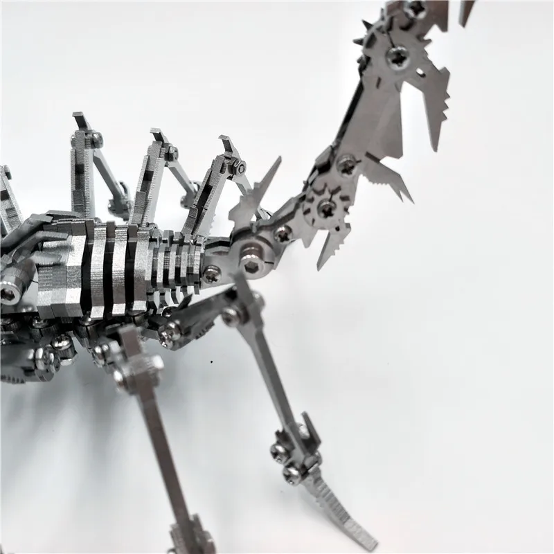 Дропшиппинг полностью металлический сборный робот насекомое Скорпион DIY 3D 304