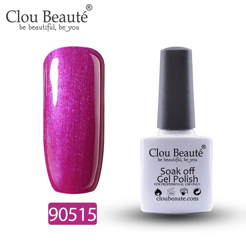 90515 Гель-лак для ногтей Clou Beaute 79 цветов полуперманентный замачивающийся лак для ногтей маникюрный УФ СВЕТОДИОДНЫЙ Цветной Гель-лак 10 мл серия Nude - Цвет: 90515