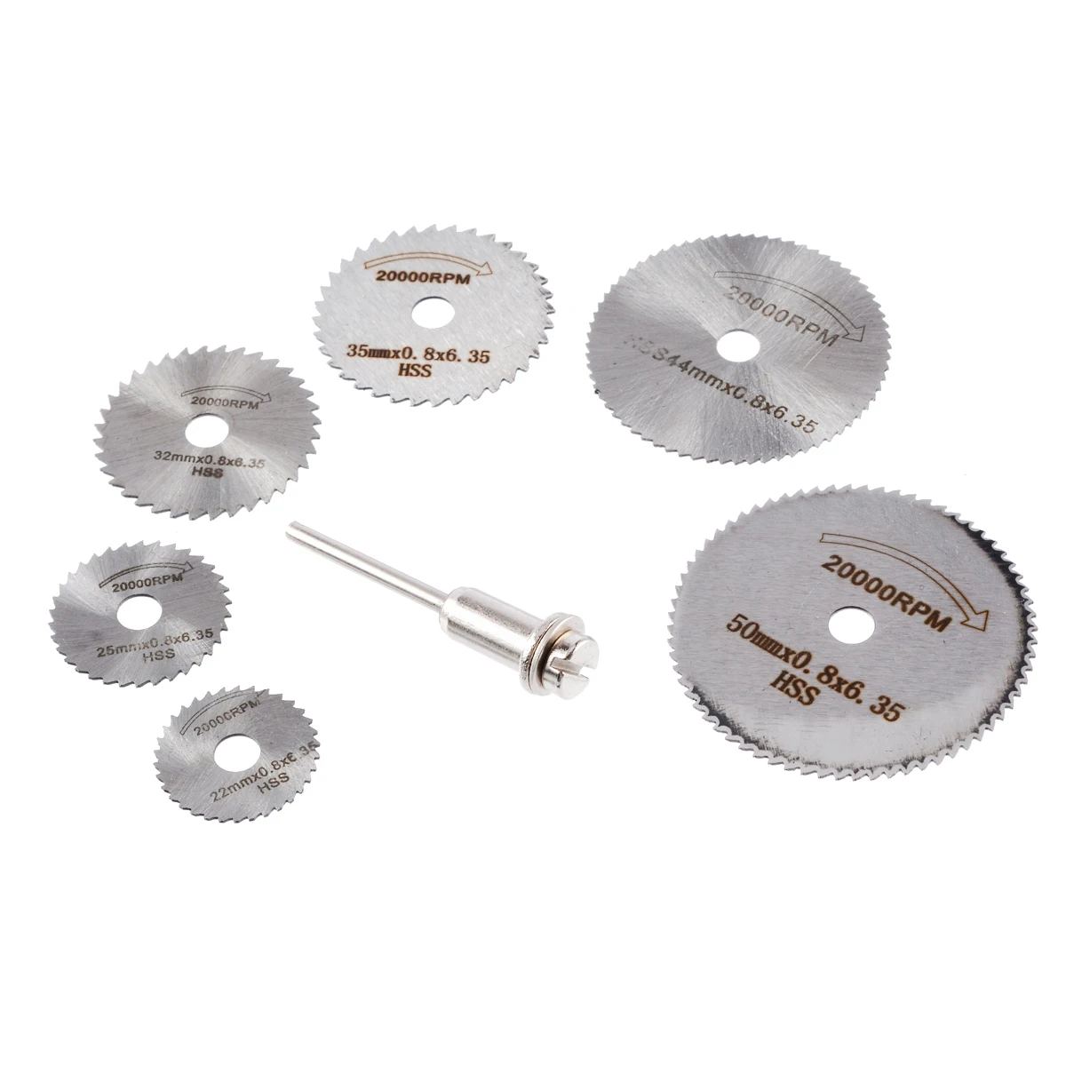 7в1 HSS циркулярная пила с оправкой роторный инструмент металлический режущий диск