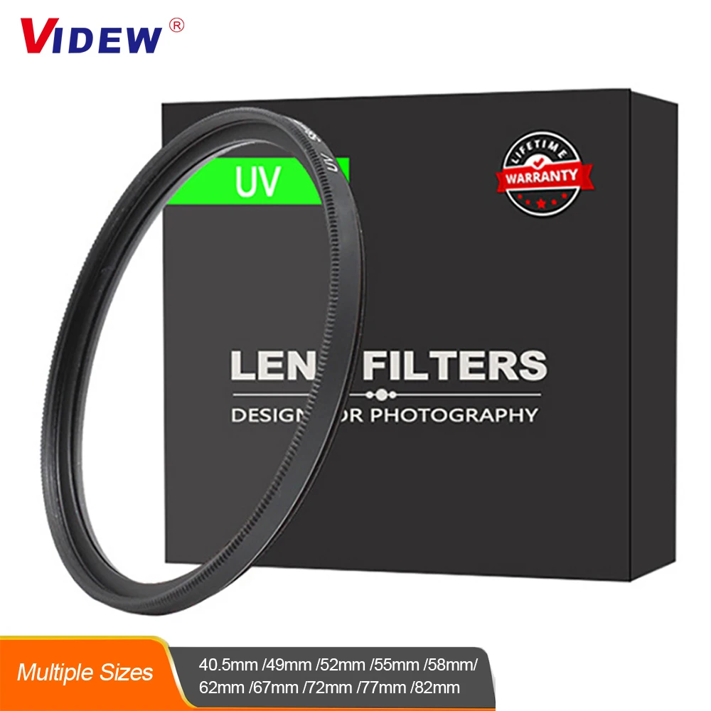 UV Filter 40.5 49 52 55 58 62 67 72 77 82mm Lens Protector For Canon Nikon Sony DSLR SLR Camera | Электроника