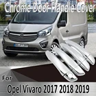 Для Opel Vauxhall Vivaro Life 2017 2018 2019 Стильные наклейки украшение хромированная Дверная ручка Крышка краска ремонт автомобильные аксессуары