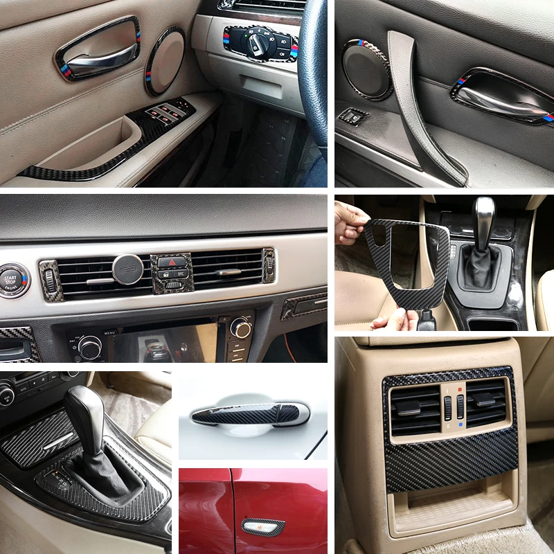 Ручка двери салона автомобиля из углеродного волокна/рулевое колесо/выход