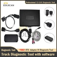 excavator truck diagnostic tool v2021 et3 communication adapter iii ecm flas diagnostic kit