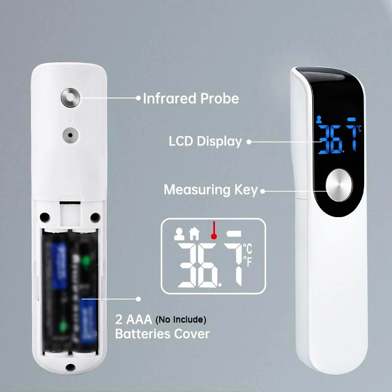 Compact Handheld Body Forehead Non-contact Thermometer Medical Digital Infrared Quick Temperature Measurement | Красота и здоровье