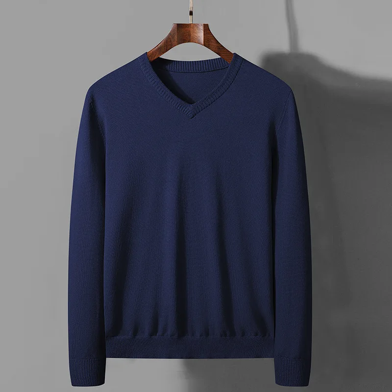 

Casual V-Neck Pullover Sweater Men Cashmere Jumper Autumn Winter Mens Sweaters Vetement Homme Ropa Hombre Pull Homme Hiver