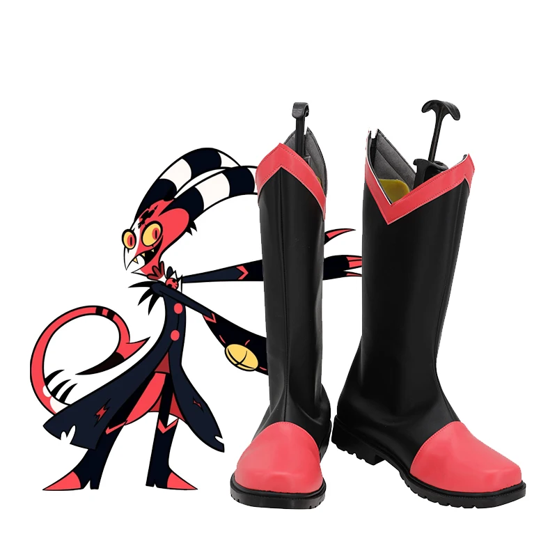 

Hazbin Cosplay Hotel Blitzo HELLUVA BOSS Boots Shoes Cosplay Prop Shoes Halloween