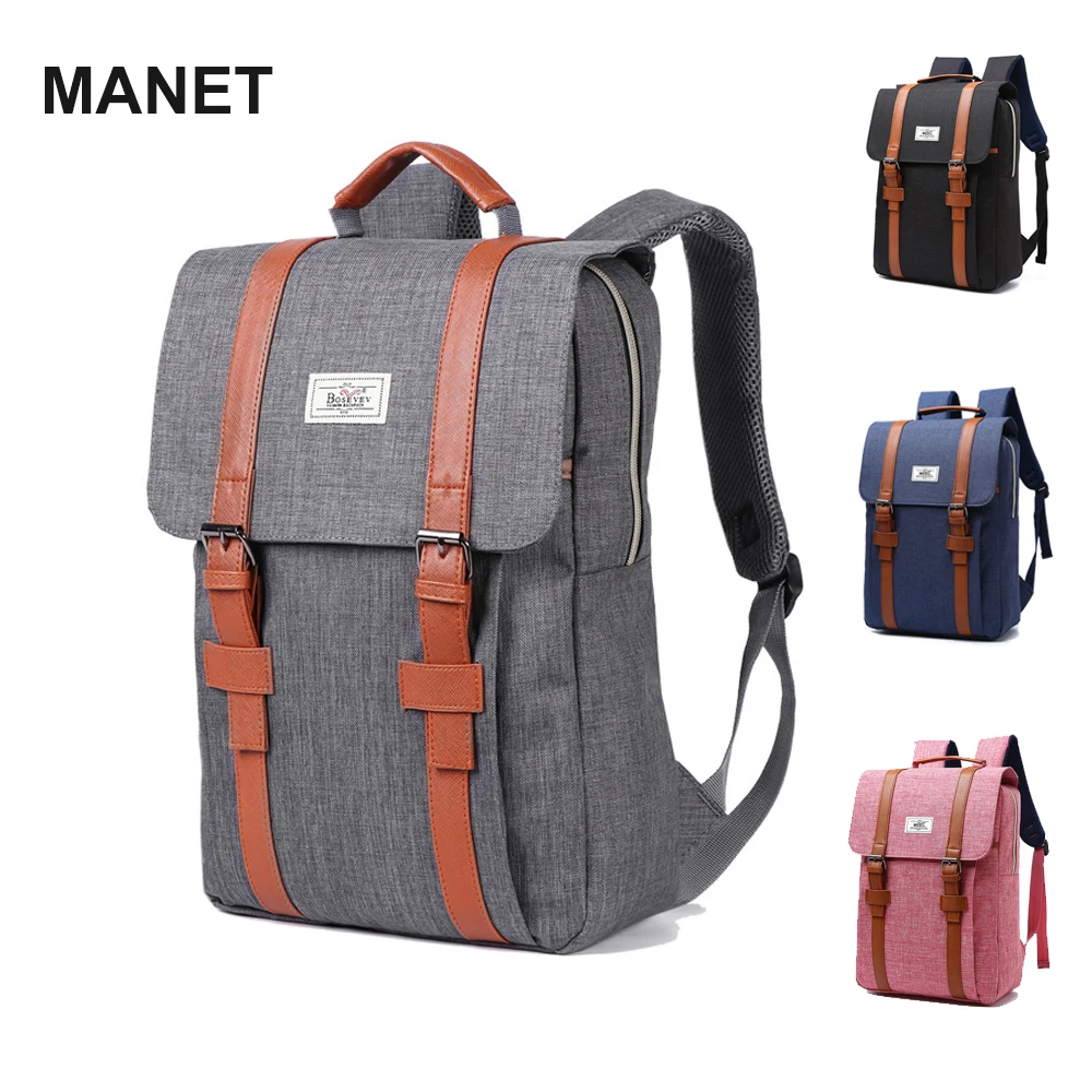 

2021 Canvas Backpacks Vintage 15 Inch School Bags for Teenagers Women Men Large Capacity Laptop Backpack Traveling Women Mochila