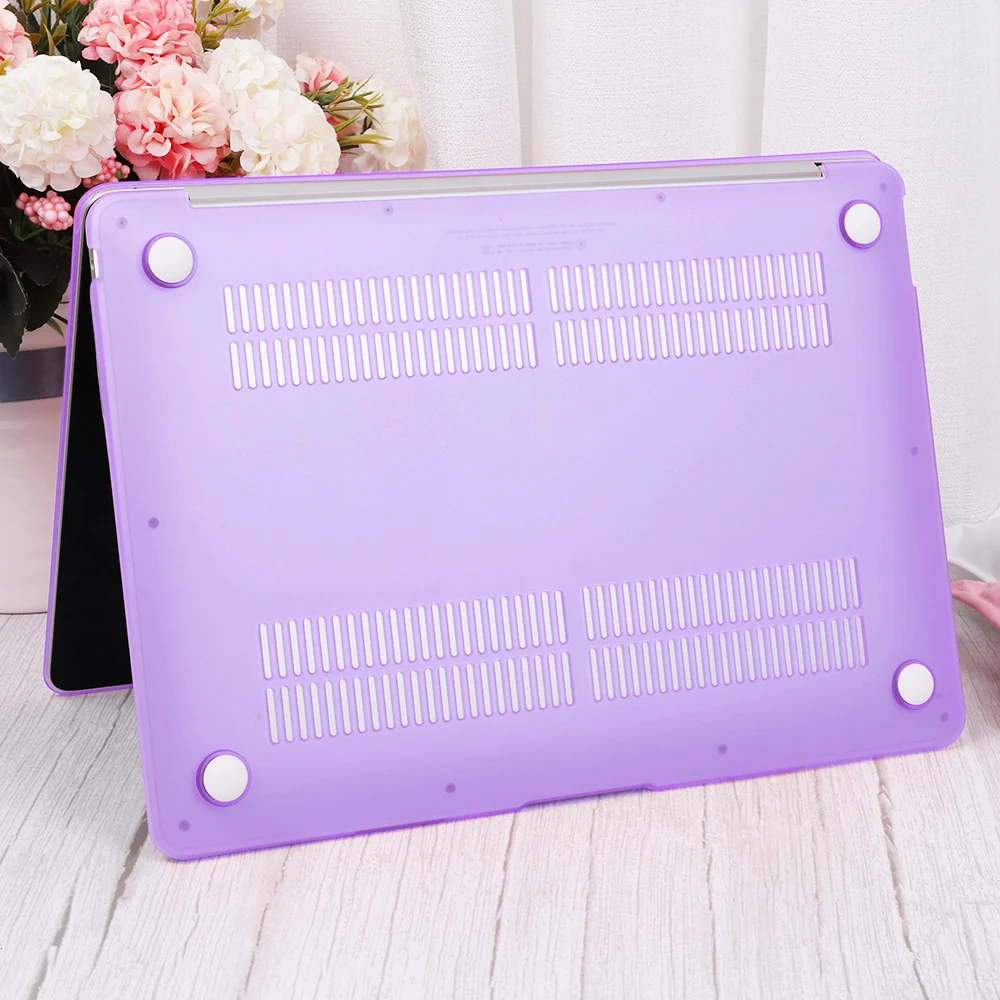 Матовый прорезиненный жесткий чехол для Pro 13 15 Touch Bar A2159 A90 Apple Macbook Air Model A1932 ID 13Air