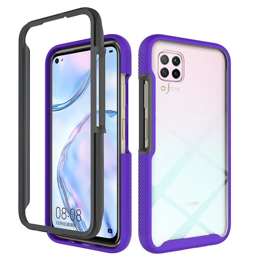 

Shockproof Case For Huawei P40 P30 Lite E Y9 Y7 Y6 Y7p Y8s Prime 2019 Honor 20 Nova 5T Clear Bumper Phone Cover Funda