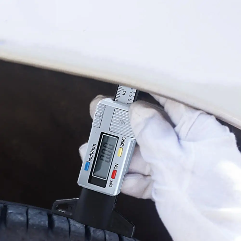 

Цифровой измеритель глубины протектора шин, инструмент для измерения толщины протектора