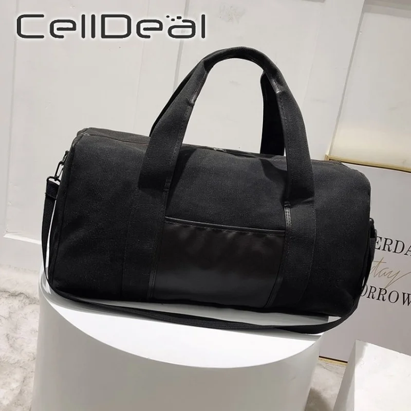 Холщовые дорожные сумки переносные вещевые дорожная сумка-тоут большая сумка