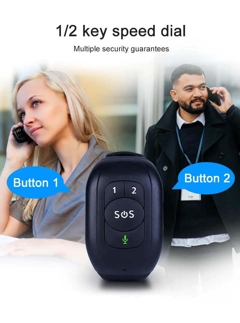 V48 4G Full Netcom GPS отслеживание браслет говорящие часы IP67Waterproof выступающая кнопка
