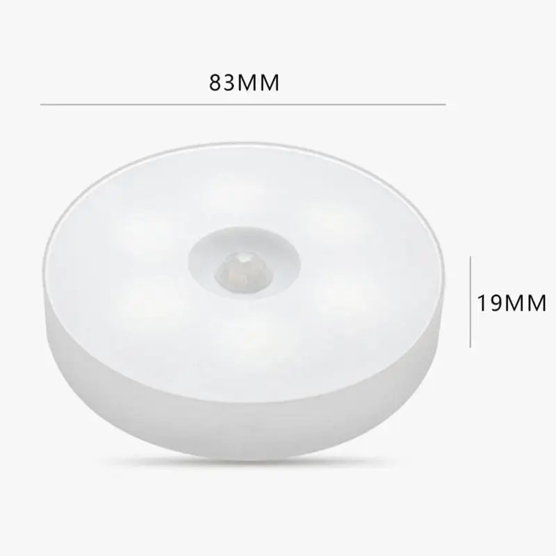 

Night Light Motion Sensor LED Night Light Lamp Battery For Room Pathway Lamp Nightlight Bedside Toilet Hallway Operated C2Q6