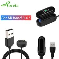 Зарядный кабель Roreta USB для Xiaomi Mi Band 3/4/5, умные часы, кабель для быстрой зарядки