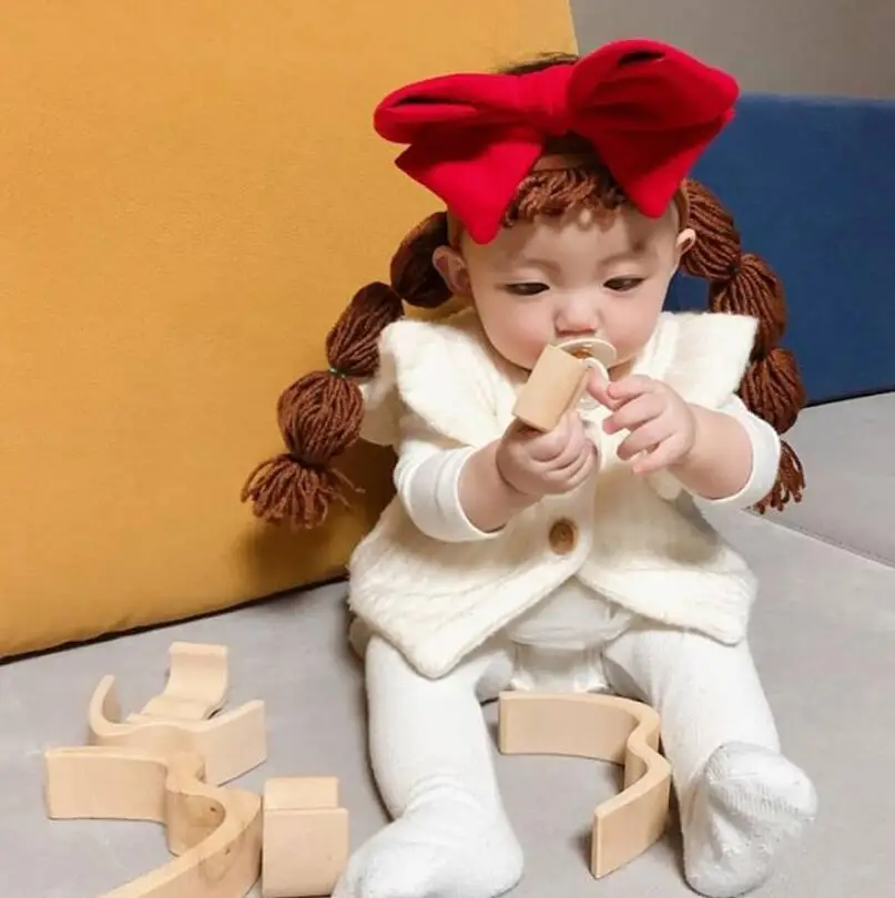 Детская головная повязка в Корейском стиле для маленьких девочек ободок с