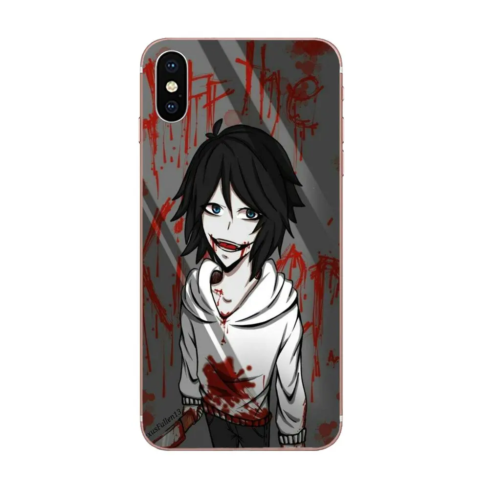 Thin TPU Cell For Galaxy Grand A3 A5 A7 A8 A9 A9S On5 On7 Plus Pro Star 2015 2016 2017 2018 Popular Anime Jeff The Killer Girl | Мобильные