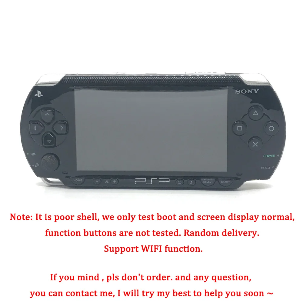 Профессиональная старая PSP для Sony 1000 игровая консоль с 32 Гб картой памяти черные