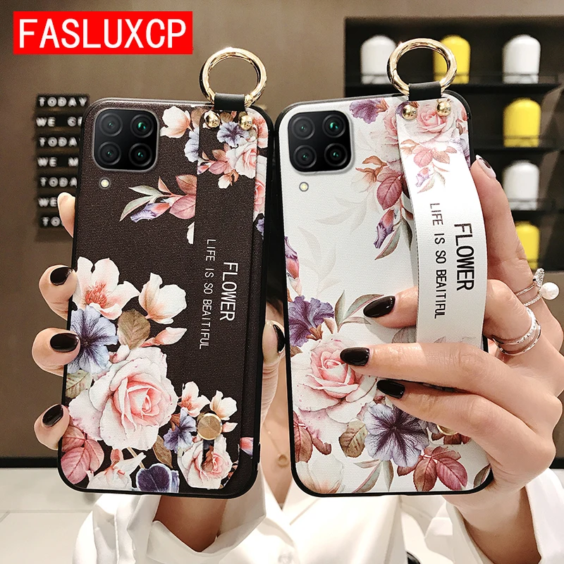 Чехол для Huawei P40 Pro Lite роскошный мягкий чехол с цветочным рисунком телефона Nova 5T Y9