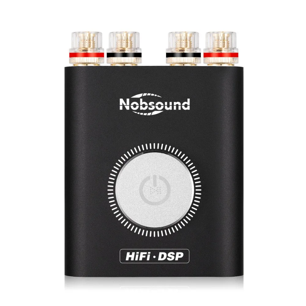 

New Nobsound HiFi NS-20G Mini Bluetooth 5.0 TPA3116 Digital Power Amplifier Hifi DSP Stereo Headphone Amp 100W+100W With Adapter