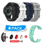 Сменный ремешок с пыленепроницаемой вилкой для Garmin Venu Vivoactive 3 силиконовый спортивный ремешок для часов Garmin Vivoactive 4S 4