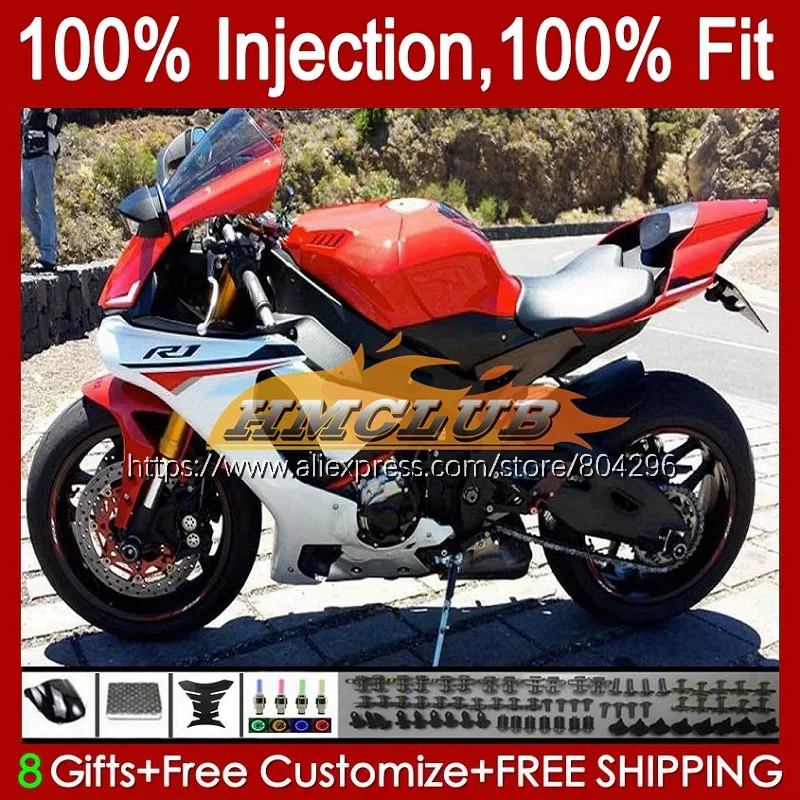 

Инъекция OEM для YAMAHA YZF Белый Красный горячий R1 1000 YZF-R1 YZF R 1 94No.16 YZF1000 YZFR1 15 16 17 YZF-1000 2015 2016 2017 обтекатель