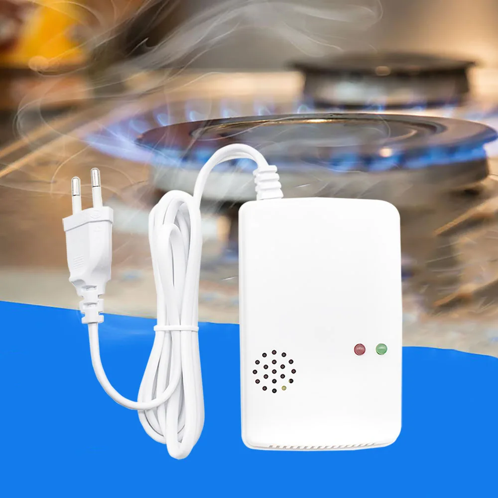

CO gas Sensor Detector, Carbon Monoxide and Smoke Alarm, Home Safety Protection, Gas Leakage Warning with LED Flashing Sound