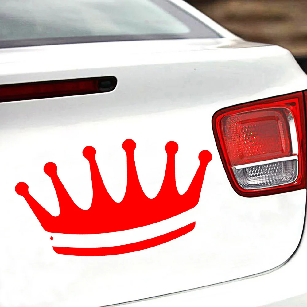 

Cool Design Crown Carbon Sticker Beautiful Car Stickers Vinyl Decal Personality Waterproof Accessories Vinyl Decal Personality