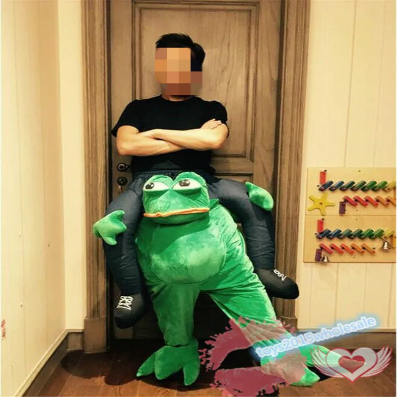 Carry Me on лягушка маскот костюм косплей Вечерние наряды для игры одежда реклама