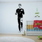 Большой виниловый игрок в футбол, Антуан Гризманн, Настенная Наклейка для мальчика комната, детская комната, Спортивная Настенная Наклейка Спальня