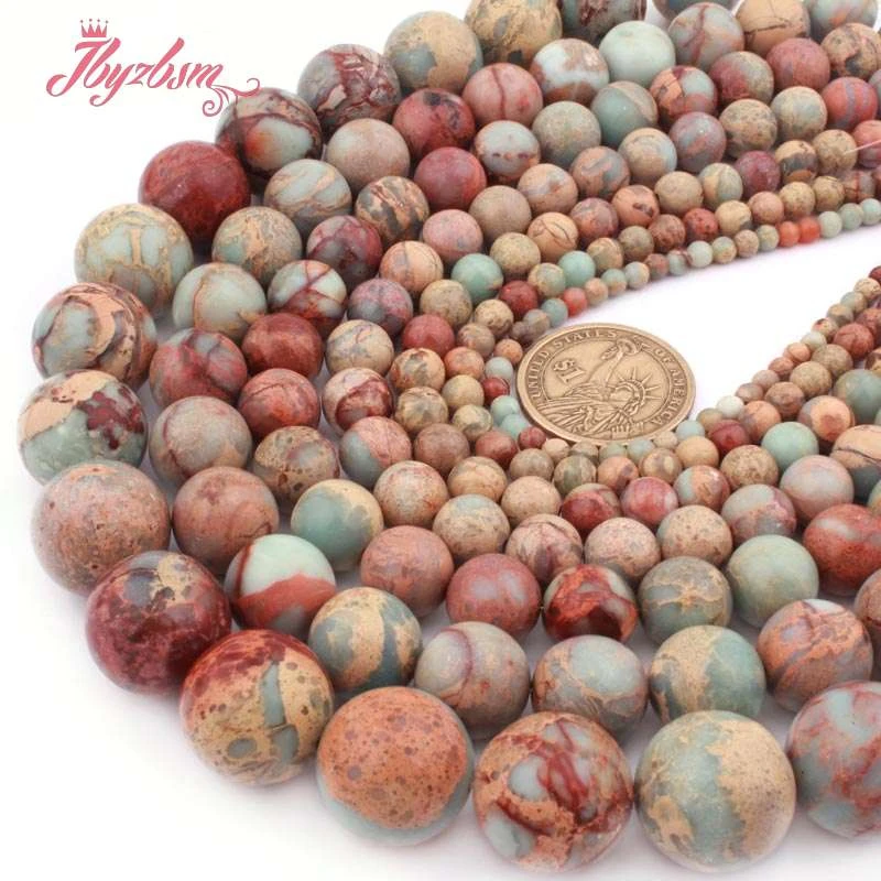 

Natural Shoushan Stone Multicolor Round 4/6/8/10mm Natural Stone Beads For DIY Necklace Bracelets Jewelry Making Strand 15"