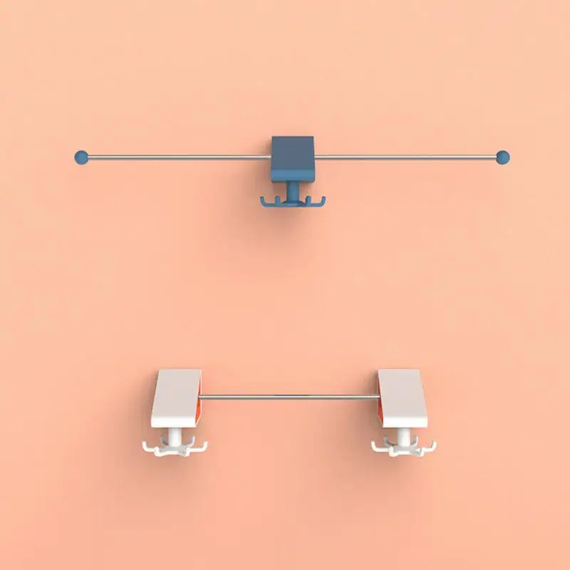 

Self-adhesive Kitchen Hook Kitchen Wall Storage Rack Rotation Hook Spatula Spoon Kitchenware Storage Rotary C6C080X61