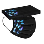 Маска-бабочка для взрослых, одноразовая, многоразовая, 10 шт.