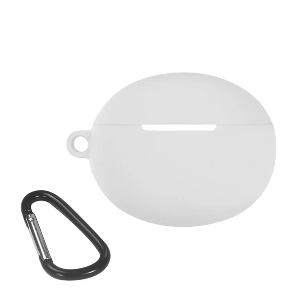 

Silicone Protective Case For Huawei Freebuds 4i Bluetooth Earphone, Shockproof Dustproof Earbuds Cover Shell With Carabiner