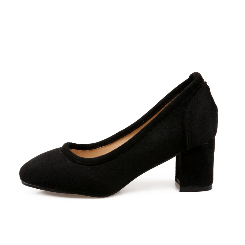 

Plus Size Flannelette shoes ladies high heels women shoes woman pumps