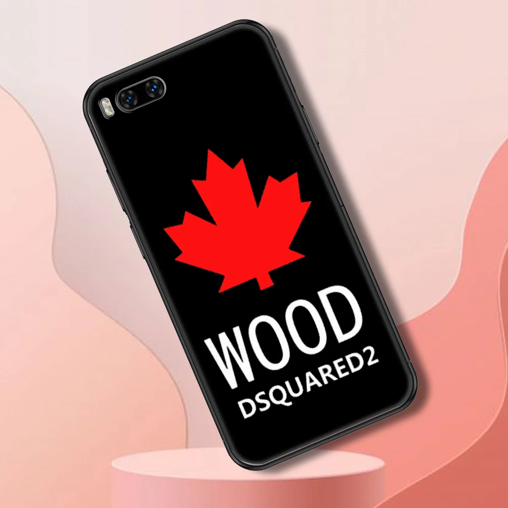 

Luxury Brand D2 Fashion DSQ2 Phone case For Xiaomi Mi Max Note 3 A2 A3 8 9 9T 10 Lite Pro Ultra black silicone prime pretty