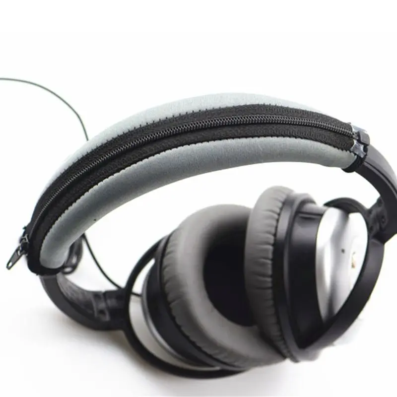 

Headphones Headband Cushion Pads Bumper Cover Zipper Replacement for QC15 QC2 QC35 QC25 Headset